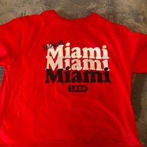 Miami University Shirt! : size medium